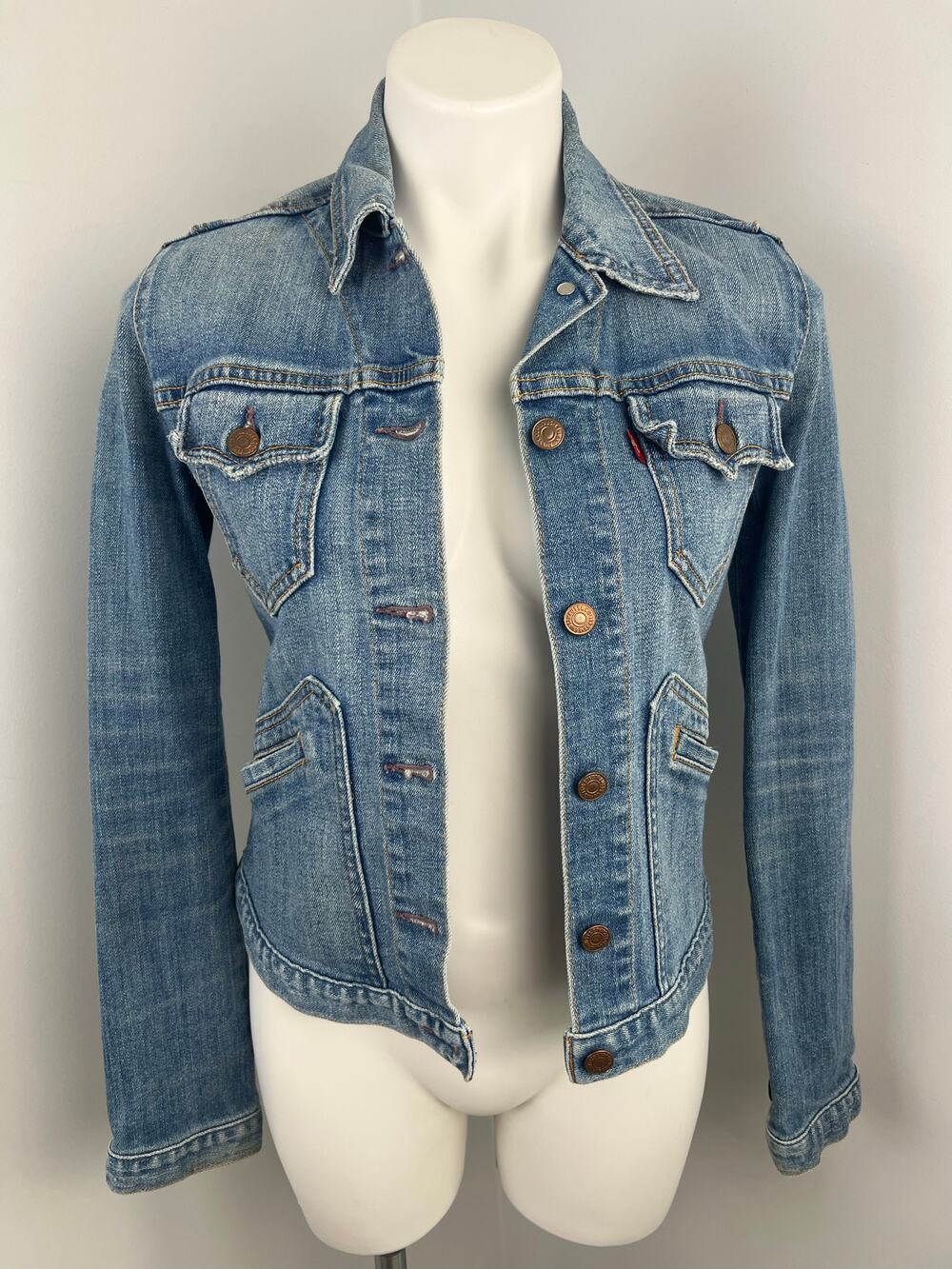 Girls Juniors Levi's Denim Jacket Size XS
